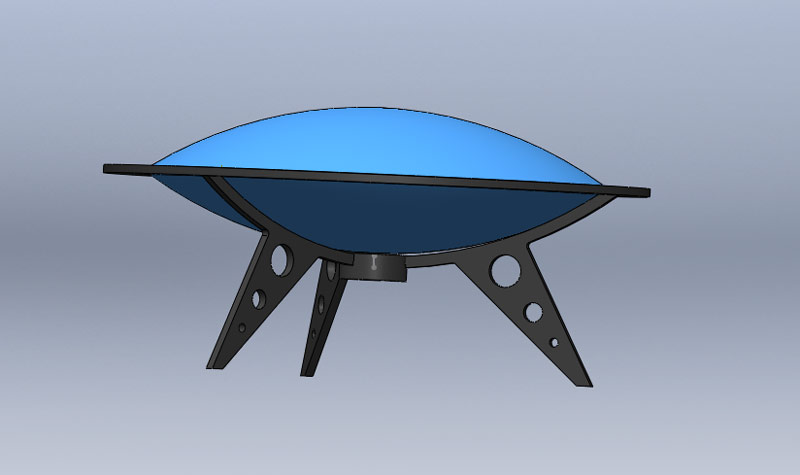 Desktop UFO Lamp